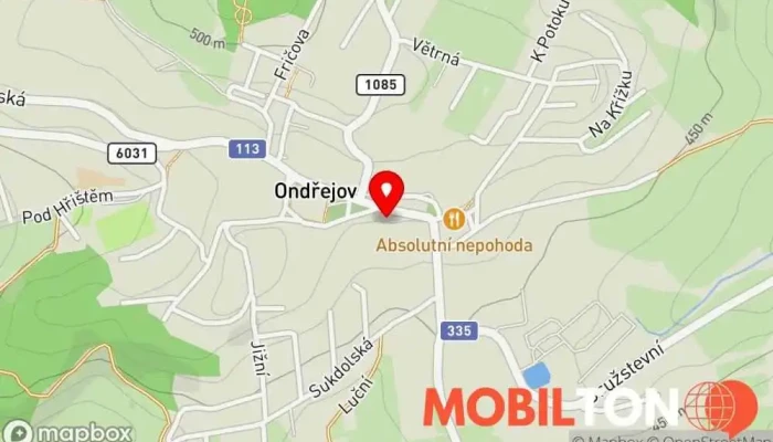 mapa Pizzeria Pietro Ristorante Pizzerie v nám. 9. května 18