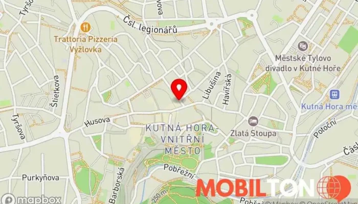 mapa Pizzeria Raffaelo Pizzerie, Rychlé občerstvení, Restaurace v Palackého nám. 157