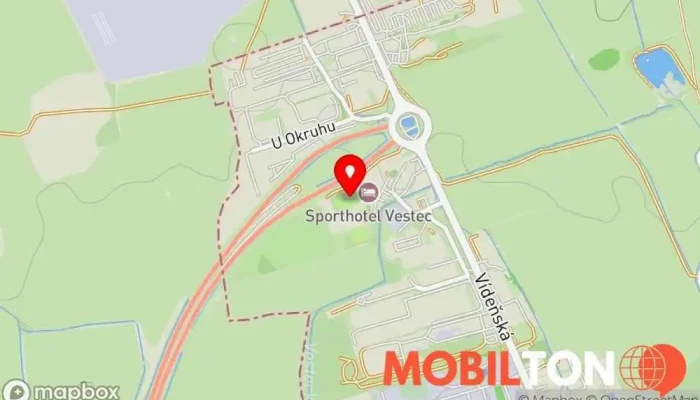 mapa Pizzeria Salvatore Italská restaurace v Vestec-Jesenice u Prahy