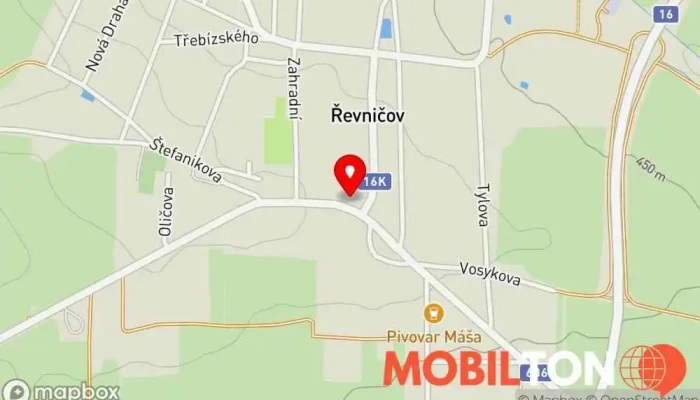 mapa Pizzeria Sedmý schod Pizzerie v Karlovarská 98
