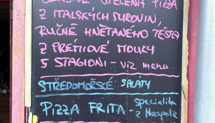 Pizzeria Sedmy Schod Menu - Karlovarská 98