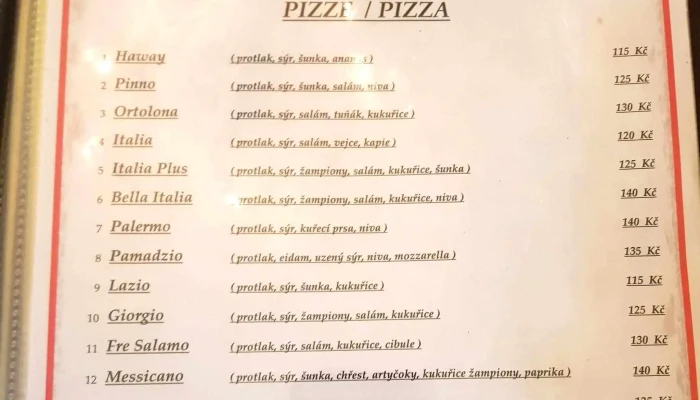 Pizzeria Una -  Pizzerie - Miřetice U Klášterce Nad Ohří