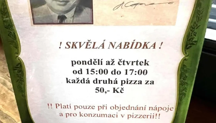 Pizzerie Al Capone -  Menu - Pražská 96
