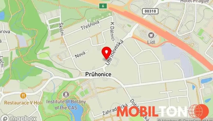 mapa Pizzerie Ceosseto Restaurace v Uhříněveská 12