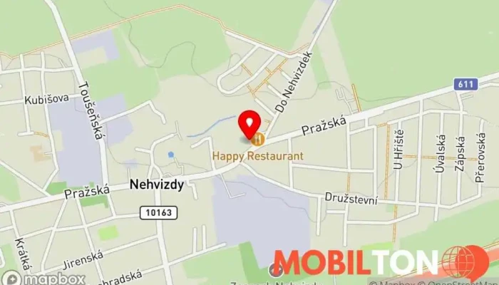 mapa Pizzerie Colore Vita Restaurace v Pražská 45
