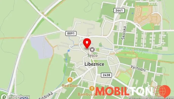 mapa Pizzerie U kouzelníkaLíbeznice Pizzerie v Mírové nám. 44