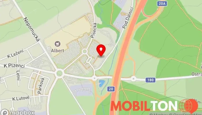 mapa PLANEO - Plzeň Prodej elektroniky, Prodej domácích spotřebičů, Prodejna fotoaparátů, Prodej mobilních telefonů, Prodej výpočetní techniky, Prodejna her, Prodejna vysavačů v Plzeň 8-Černice