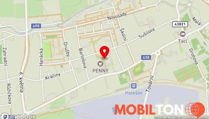 mapa PLANEO - Holešov Prodej domácích spotřebičů, Prodej mobilních telefonů, Prodej výpočetní techniky, Prodej elektroniky, Prodej počítačových her v Palackého 1860