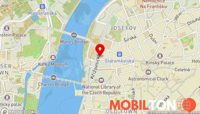 mapa Plzeňská pivnice a restaurace U Rudolfina, s.r.o. Hospoda, Restaurace v Josefov