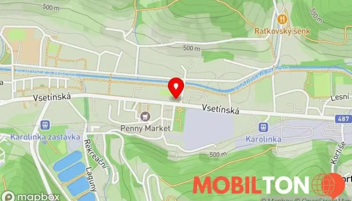 mapa Plzeňská pivnice Karolinka Hospoda v U Sokolovny 81