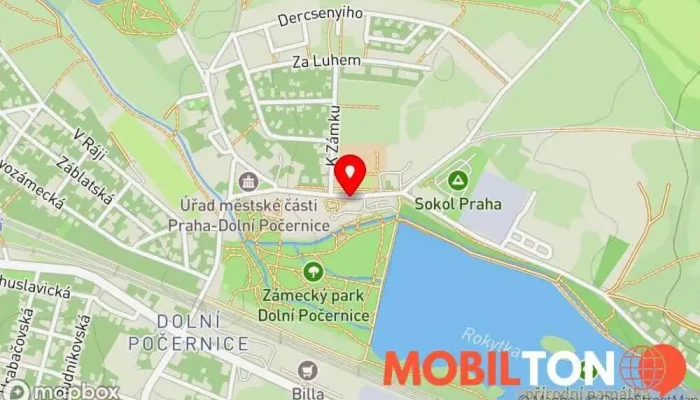 mapa POČERNICKÝ PIVOVAR Pivovarská restaurace, Restaurace v Praha-Dolní Počernice
