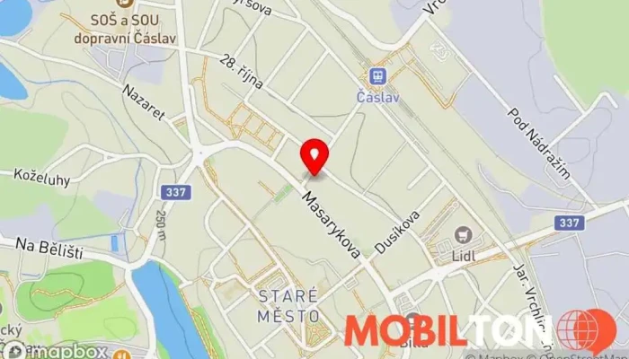 mapa Počítače KM Opravy počítačů, Opravna mobilních telefonů v Husova 128/2