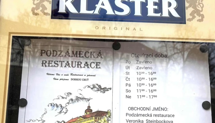 Podzamecka Restaurace Adresa - Arnoldova 91