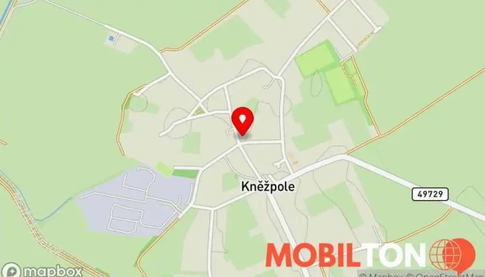 mapa Pohostinství U Gajdoša Restaurace v Kněžpole