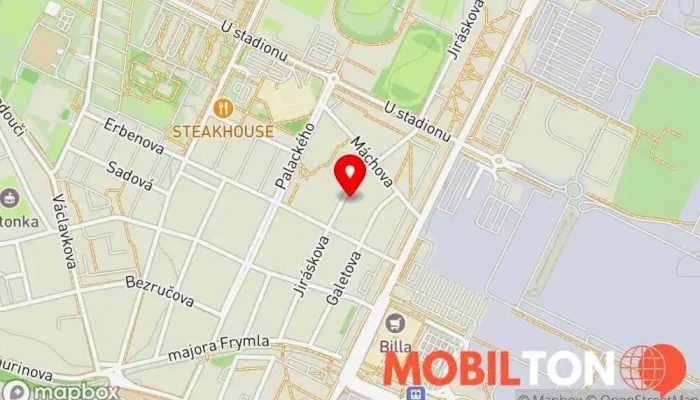 mapa PP computers Opravna mobilních telefonů v Jiráskova