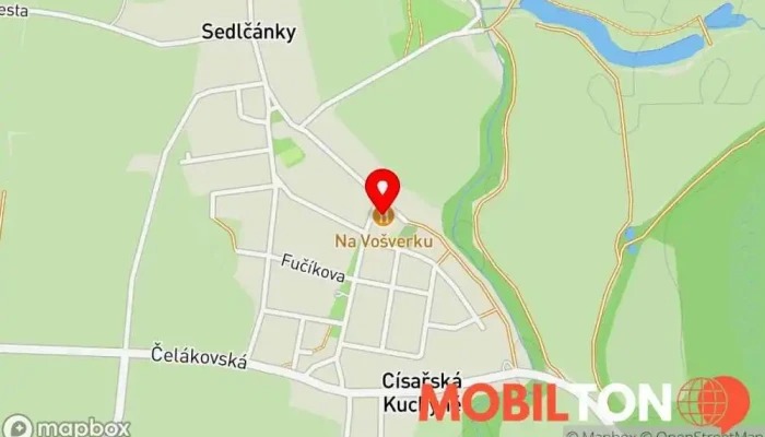 mapa Pragoremo S.r.o. Restaurace v Na Vošverku 121