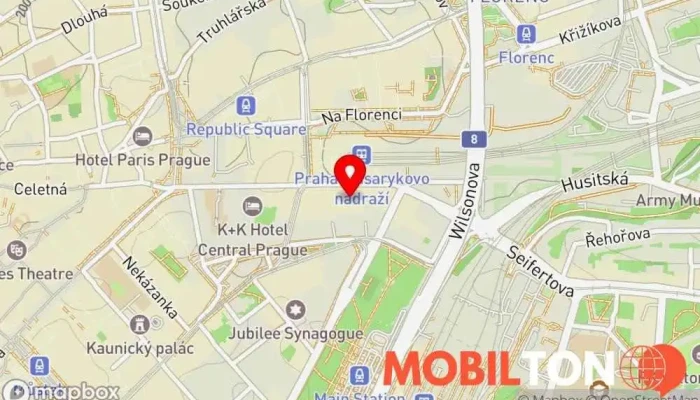 mapa PrimeServis Opravna mobilních telefonů, Prodejna příslušenství k mobilním telefonům v Nové Město