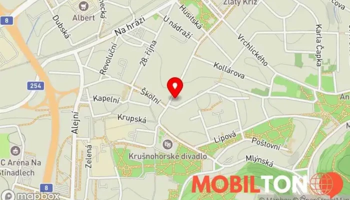 mapa Pro-jabko s.r.o. Opravna mobilních telefonů, Opravy počítačů, Opravna telefonů v Masarykova tř. 463/14