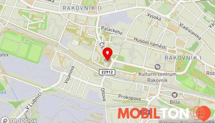 mapa Prodejna a servis Na Váze Prodej elektroniky, Prodejna počítačového příslušenství, Opravna mobilních telefonů v Rakovník II
