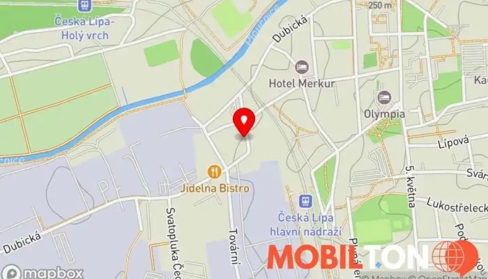 mapa Profi opravy mobilů, počítačů a herních konzolí Opravna mobilních telefonů, Opravy počítačů, Prodejna her v Zelený dům, Dubická 978