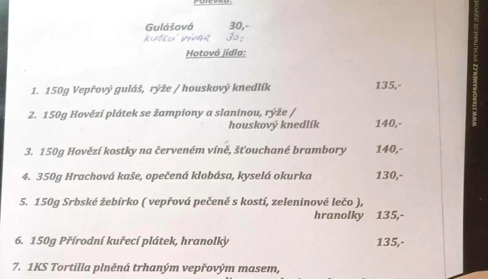 Psovecka Krcma Rozvoz Jidla - Panešova 1031/10