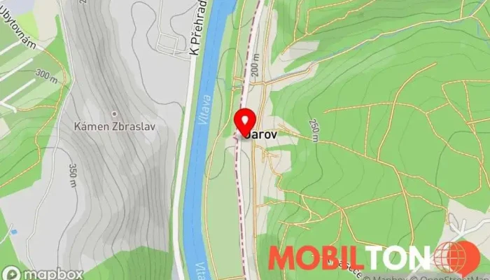 mapa Pub u Sokola Hospoda, Bar, Restaurace v Jarov