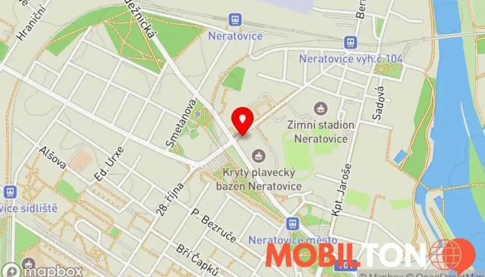 mapa ® Kebab City Rychlé občerstvení v Masarykova