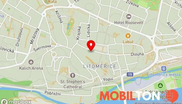 mapa Radniční sklípek Restaurace, Vinárna v 12, Mírové nám. 20