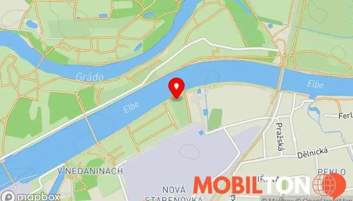 mapa Raj u vody Mexická restaurace v 5QC7+JH