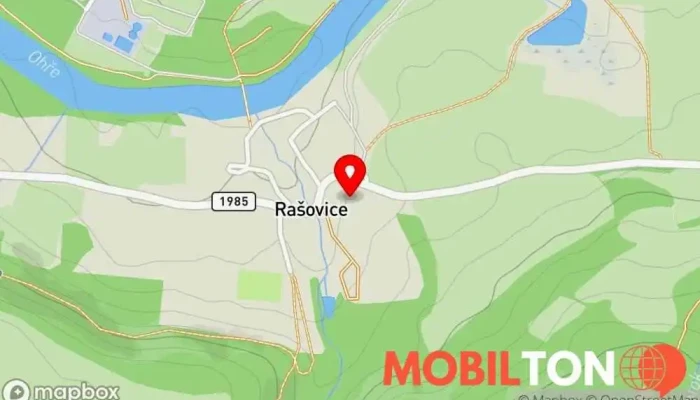 mapa Rašovice 
