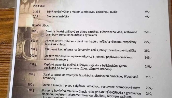 Rebel Na Farskych Menu - Žďár Nad Sázavou 5