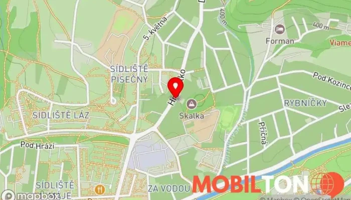 mapa Řecká Restaurace El Greco Řecká restaurace v Hradišťko 285