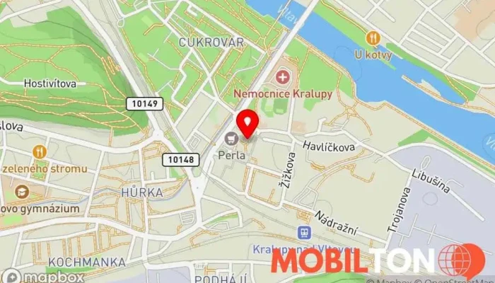 mapa ReFresh Bistro, Kralupy nad Vltavou Bistro v Palackého nám. 1