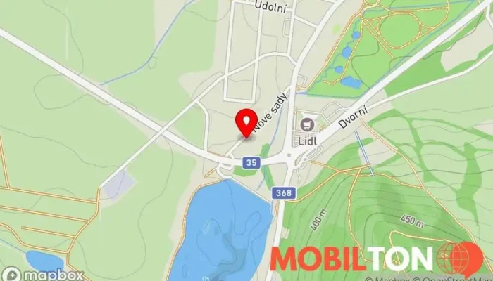 mapa Rescued. Prodejna příslušenství k mobilním telefonům, Opravna mobilních telefonů v Předměstí