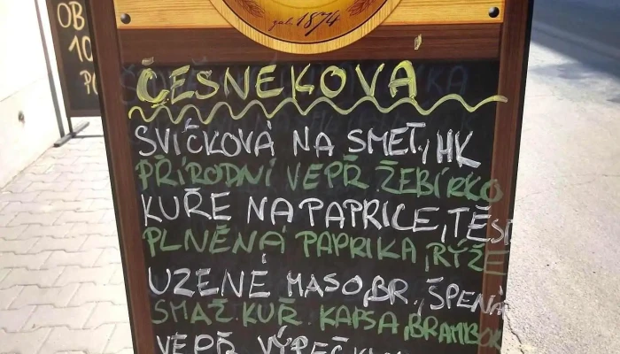 Restaurace -    Bowling Bar U Parizku Menu - Svatojánská 79