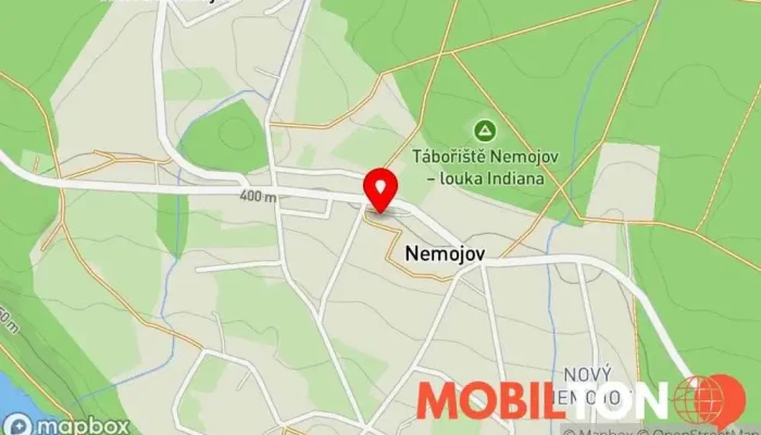 mapa Restaurace 3 Nemojov Restaurace, Rozvoz jídla v Nemojov