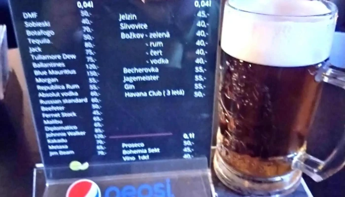 Restaurace A Bar Modra Hvezda Menu - Legionářů 50