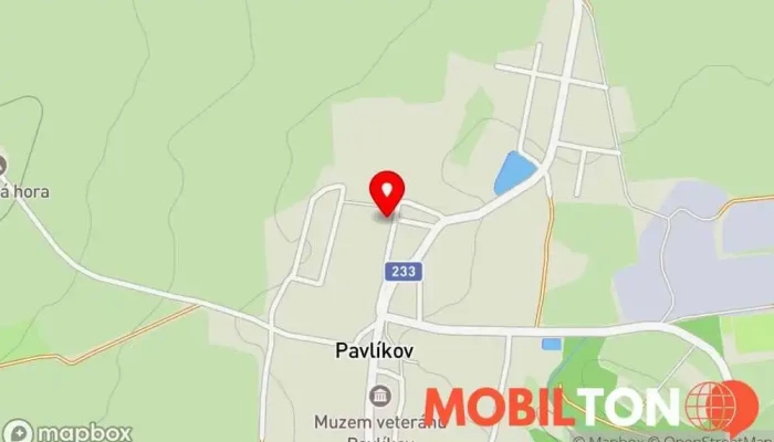 mapa Restaurace a KD Pavlíkov Hospoda v Pavlíkov