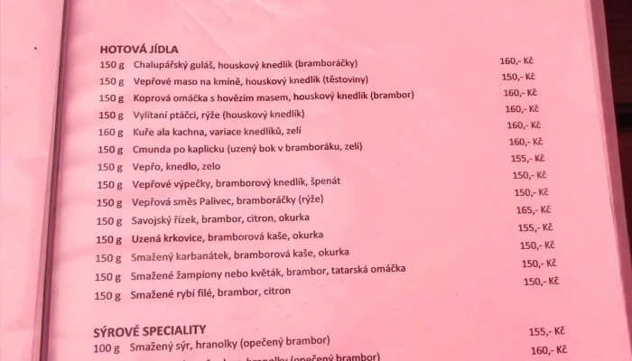 Restaurace A Ubytovna U Nadrazi Oblast - Kročehlavy