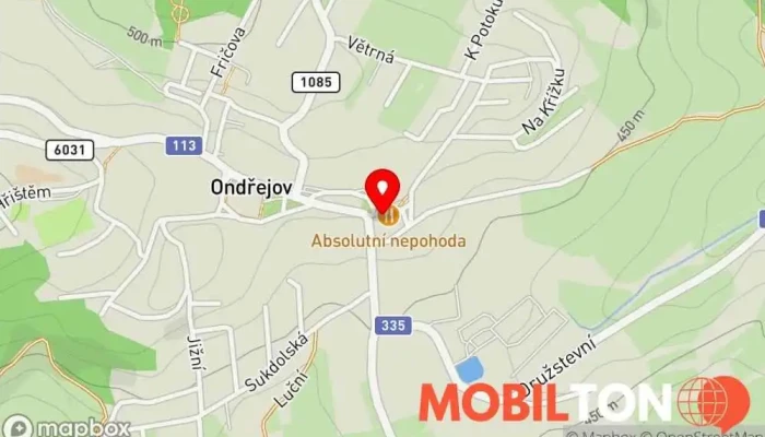 mapa Restaurace Absolutní nepohoda Restaurace v Středočeský kraj
