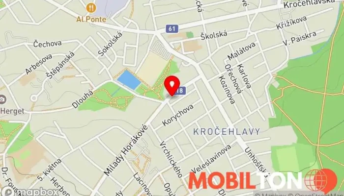 mapa Restaurace Baráčnický Dům Restaurace v Kročehlavy
