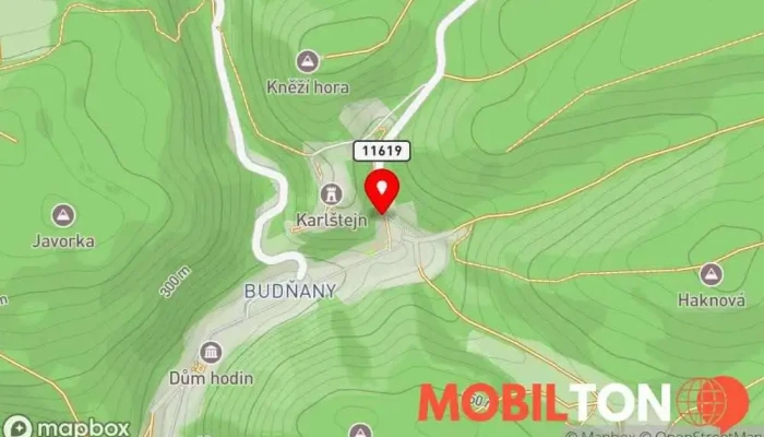 mapa Restaurace Bílá Paní Restaurace v Karlštejn