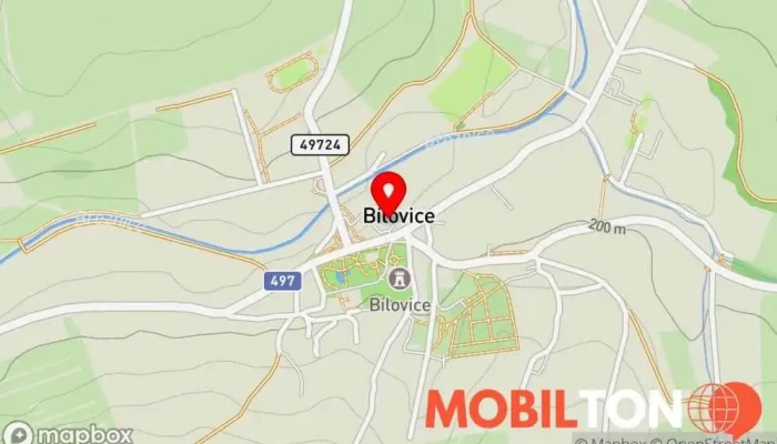 mapa Restaurace Bílovice Restaurace v Bílovice