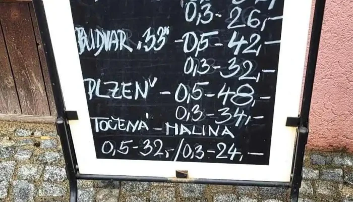 Restaurace Blaha Menu - Krásná Hora Nad Vltavou