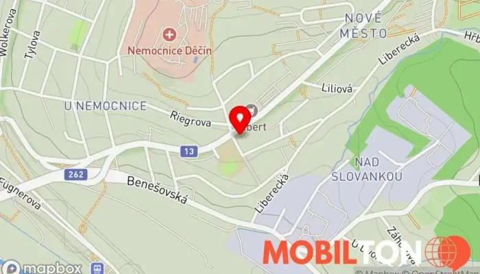 mapa Restaurace Daliborka Restaurace v Nové Město