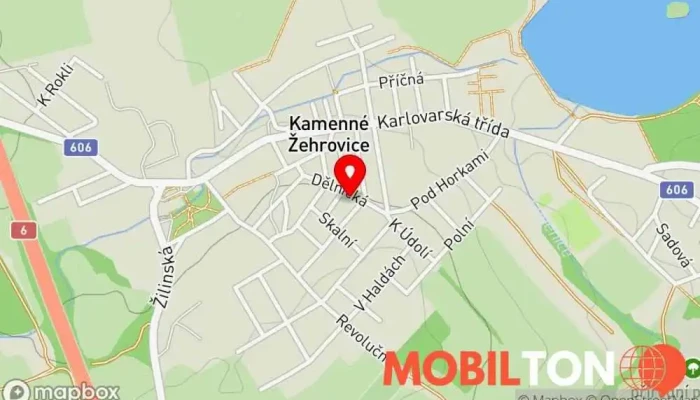 mapa Restaurace Dělnický Dům Kamenné Žehrovice Restaurace v 1. máje 249