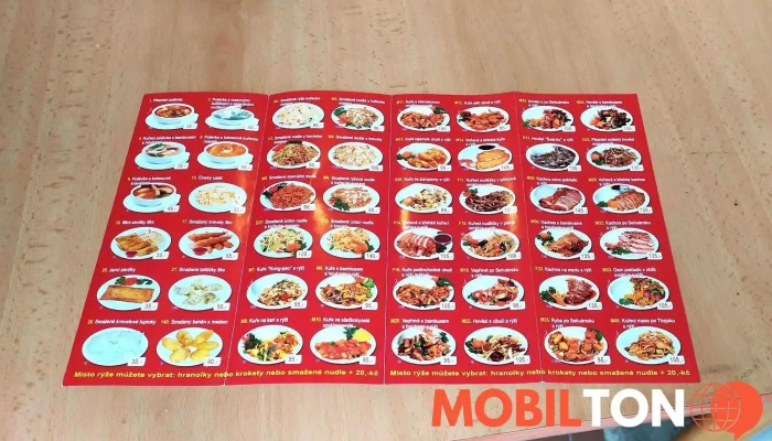 Restaurace Dragon -  Menu - Nám. Jana Masaryka 3113