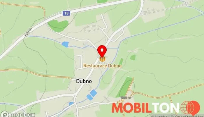 mapa Restaurace Dubno Restaurace v Dubno
