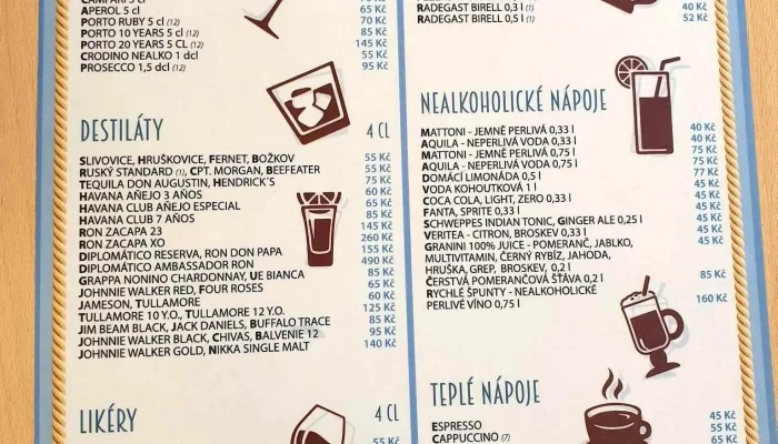 Restaurace Jurecek Menu - Radošovice