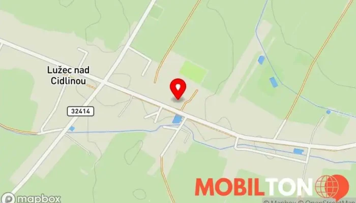 mapa Restaurace Kulturní dům Lužec nad Cidlinou Restaurace v Lužec nad Cidlinou